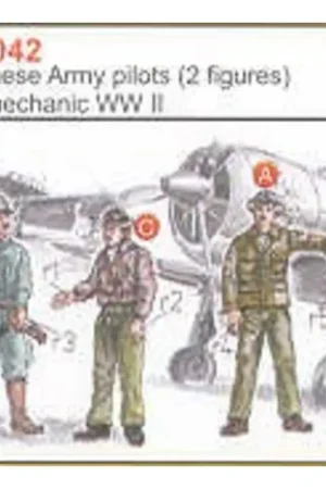 2 Japanese Army Pilots WWII Figuren Hete Deal