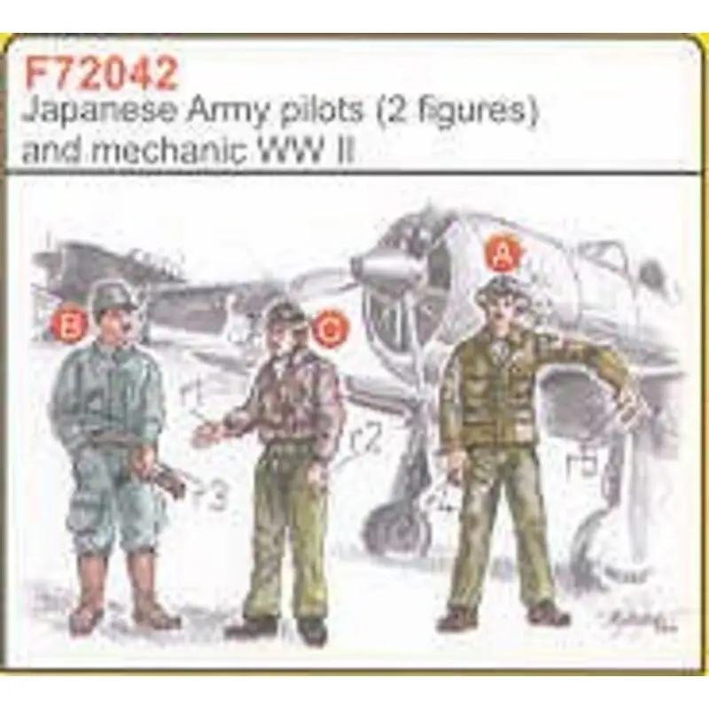 2 Japanese Army Pilots WWII Figuren Hete Deal