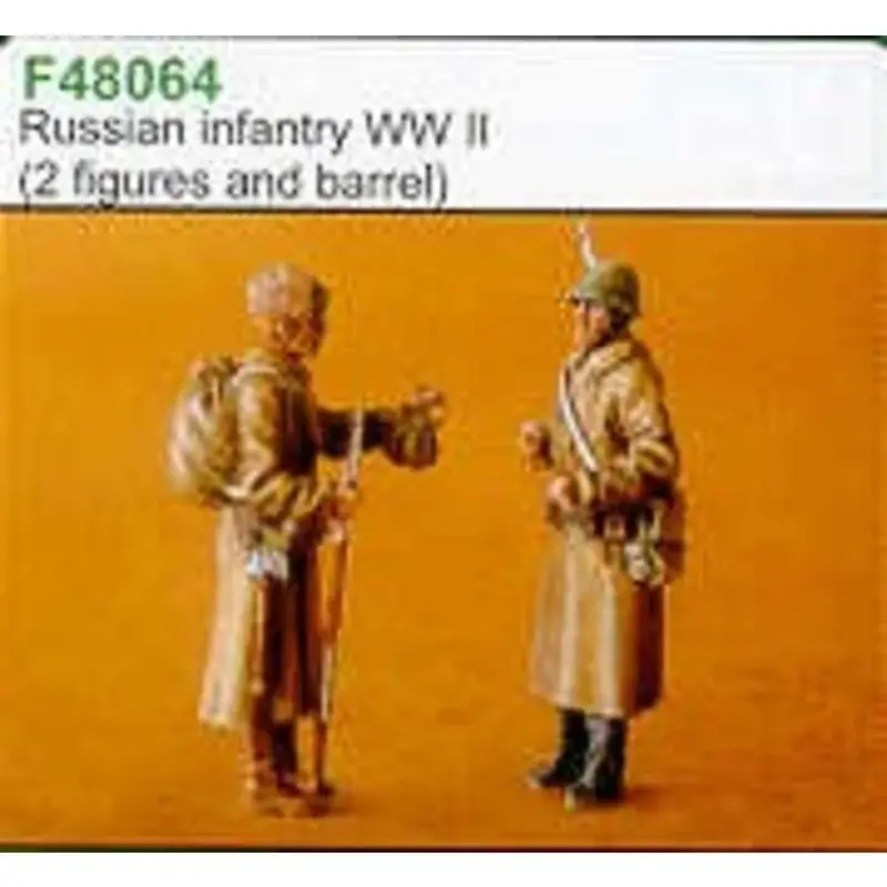 Russian Infantry WWII x 2 Figuren Gratis Retour