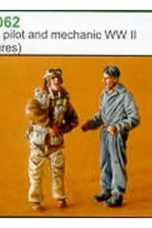 Italian Pilot and Mechanic Figuren Voordeelprijs