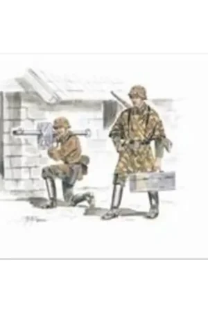 German Soldiers with Panzerschreck x 2 figures Figuren Gratis Retour