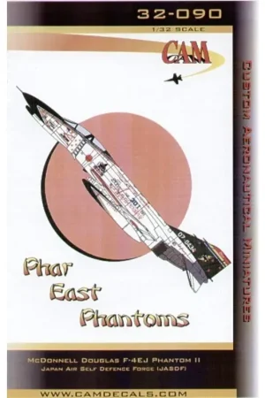Sticker Phar East F-4EJ Phantom (1) JASDF 07-8434 301Squadron 5AW 20 Anniversary scheme 1994 with black fin and red/yellow/black Op = Op
