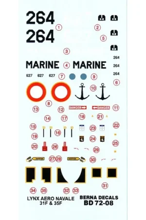 Sticker Lynx HAS 2 (2) White 627 35F 1982 Black 264 31F Lebanon 1983 Decal Betaalbaar