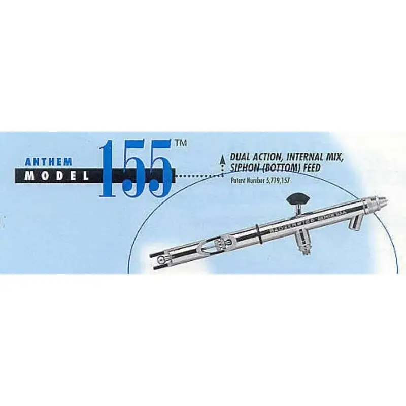 Hete Deal Badger 155 Anthem Set includes 3 x Jars braided hose colour cup etc Airbrush