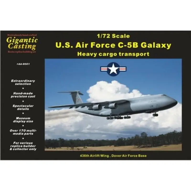 Actieprijs Lockheed C-5B Galaxy. In 1963 the USAF began to study very large logistic jet-powered transports. After reviewing several airfra