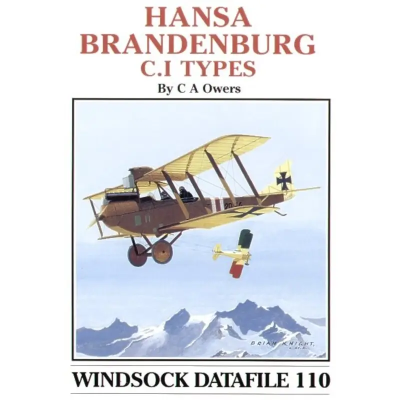 Gratis Retour Boek Hansa Brandenburg C.1 by Colin Owers (Windsock Datafiles)