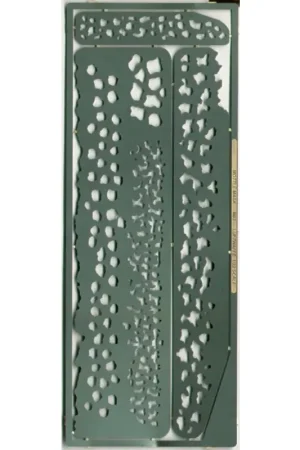 Voordeelprijs Re-released! 1:32 Luftwaffe WWII Fighter Mottle Mask for Messerschmitt Bf 109 Messerschmitt Me 262 and Focke Wulf Fw 190 (etched
