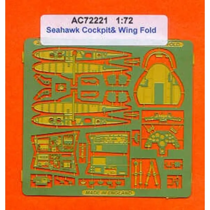 Re-released! AW Hawker Sea Hawk cockpit and wingfold (toebehoren voor modelbouwsets van MPM) Finale Uitverkoop