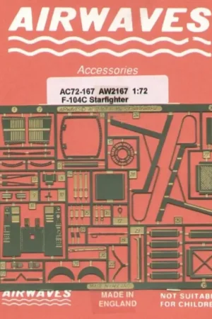 Flitsaanbieding Lockheed F-104C Starfighter (toebehoren voor modelbouwsets van Revell) Accessoire