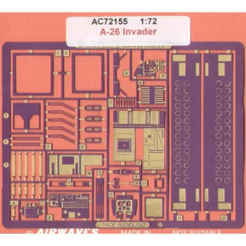 Tijdelijk Beschikbaar Douglas A-26 Invader (toebehoren voor modelbouwsets van Airfix) Accessoire