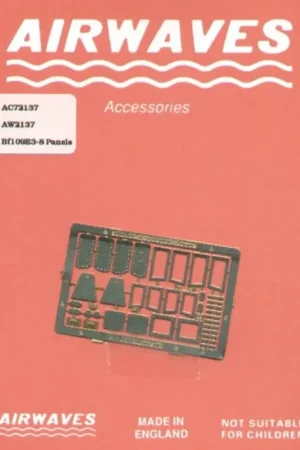 Premium Messerschmitt Bf 109E-3/8 Panels Accessoire