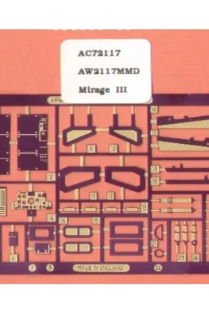 Veilige Betaling Re-released! Dassault Mirage III (toebehoren voor modelbouwsets van Heller) Accessoire