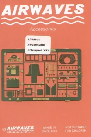 Hawker Tempest Mk.V (toebehoren voor modelbouwsets van Heller) Accessoire Hoge Kwaliteit