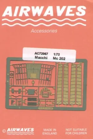 Korting Macchi C.202 (toebehoren voor modelbouwsets van Hasegawa) Accessoire