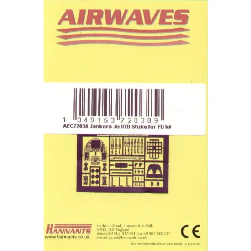 Dagaanbieding Junkers Ju 87B Stuka (toebehoren voor modelbouwsets van Fujimi) Accessoire