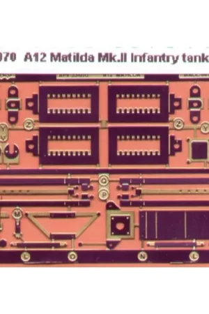 Matilda Infantry tank (toebehoren voor modelbouwsets van Tamiya) Accessoire Tijdelijk Beschikbaar