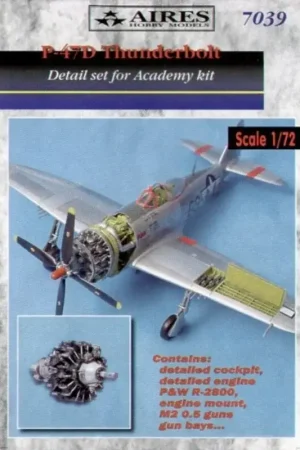 Betrouwbaar Republic P-47D Thunderbolt details (toebehoren voor modelbouwsets van Academy) Accessoire