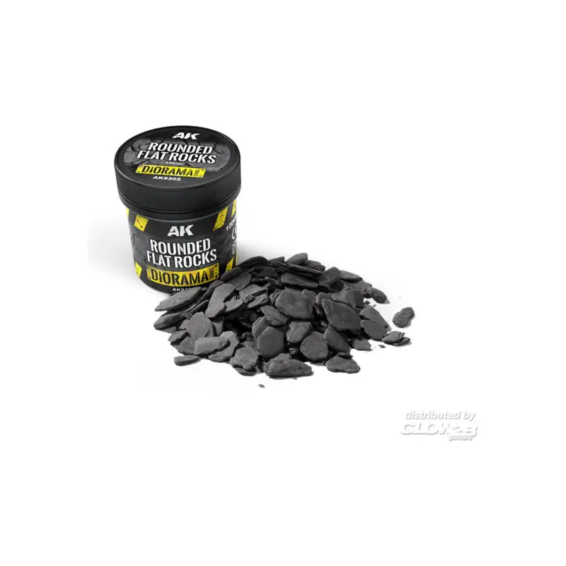 Betrouwbaar Rounded flat rocks 100ml