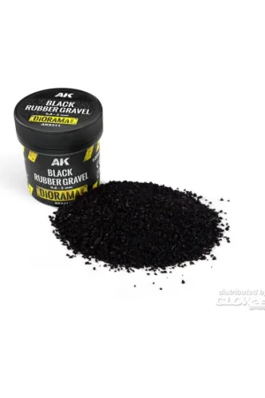 Direct Beschikbaar Black rubber gravel 0.8-2mm
