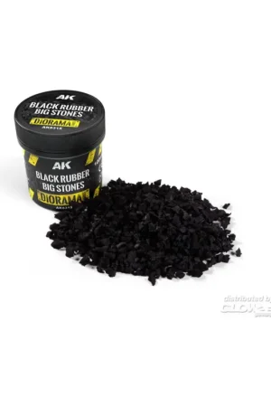 Nieuw Black rubber big stones 100ml