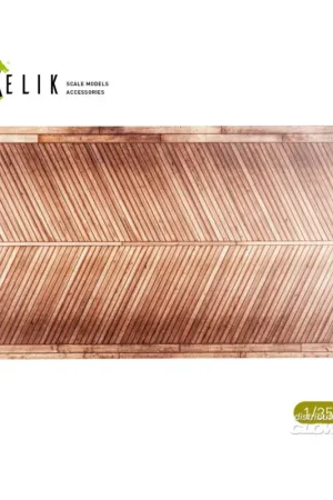 Lage Prijs Wooden Bridge (Ostland Bridge 1943) - Base - Acrylic 3 mm (280 x 180 mm) (170 g)