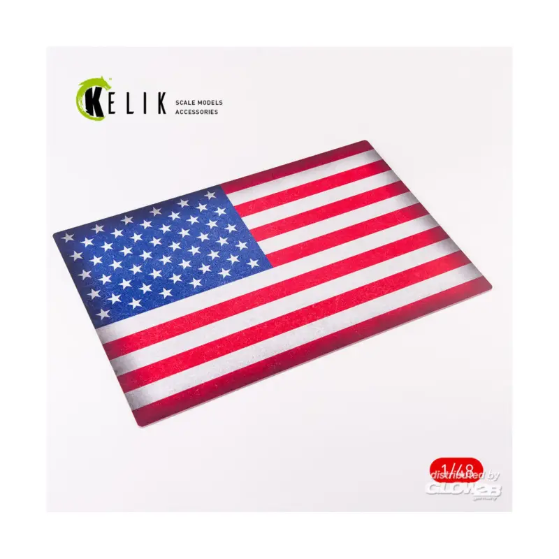 Weekendaanbieding USA Flag - Acrylic 3 mm (410 x 270 mm) (410 g)