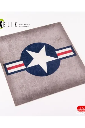 US Roundel - Acrylic 3 mm (240 x 240 mm) (190g) (1/72 - 1/48) Dagaanbieding