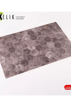 Soviet hexagonal plates 1930-1960 (Runways up to 1000 m, Taxiways, parking lots - 1) - Acrylic 3 mm (410 x 270 mm) (410 g) Snelle Levering