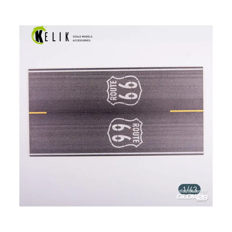 Op = Op Route 66 - Base - Acrylic 3 mm (180 x 357 mm) (210 g) (1/43)