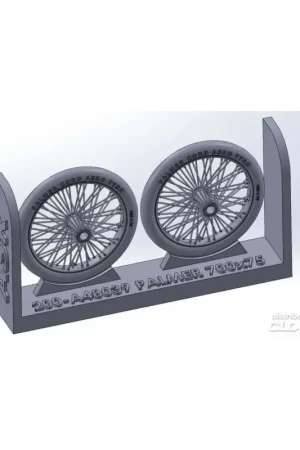 Flitsaanbieding Palmer 700 x 85 wheels, UK WWI, for Sopwith Camel, Sopwith Pup, Sopwitch Snipe