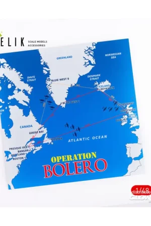 Rechtstreeks Van De Fabrikant Operation Bolero WWII era - Acrylic 3 mm (240 x 240 mm) (190g) (1/72 - 1/48)