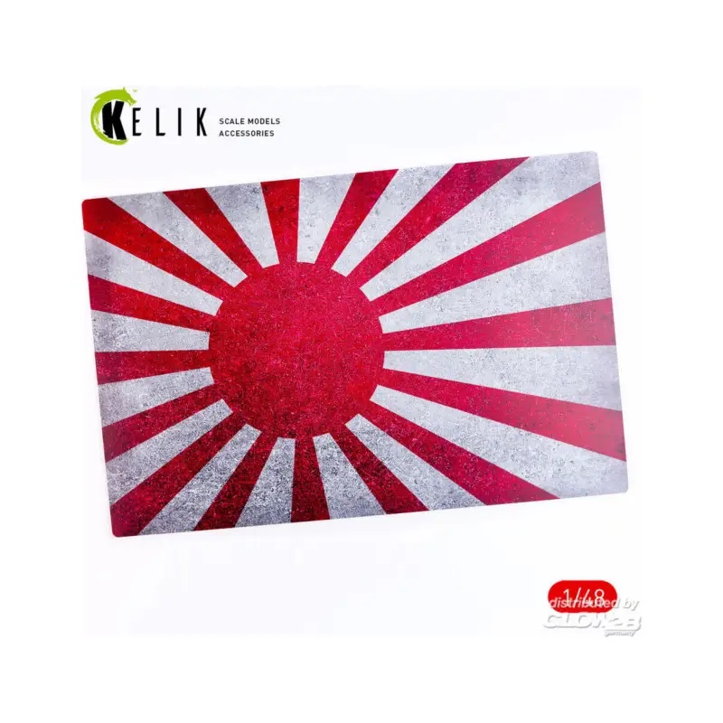 Japan Naval Flag - Base - Acrylic 3 mm (410 x 270 mm) (410 g) (1/72 - 1/32) Superprijs
