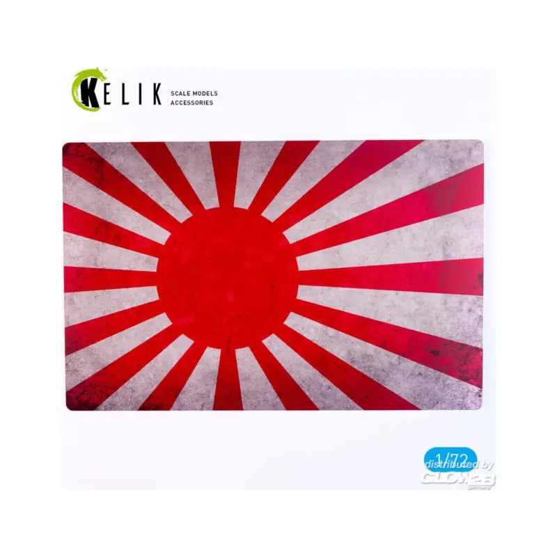 Japan Naval Flag - Base - Acrylic 3 mm (280 x 180 mm) (170 g) Veilige Betaling