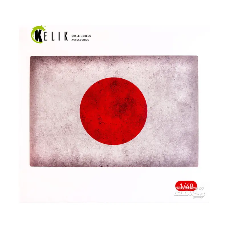 Japan Flag - Base - Acrylic 3 mm (410 x 270 mm) (410 g) (1/72 - 1/32) Nieuw