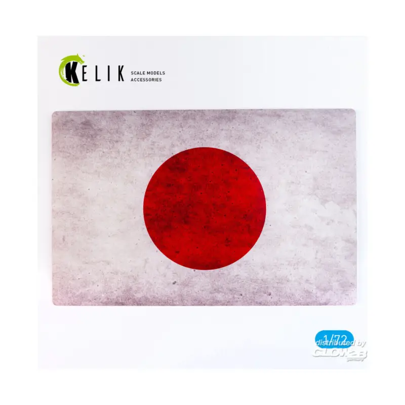 Japan Flag - Base - Acrylic 3 mm (280 x 180 mm) (170 g) Merkproduct