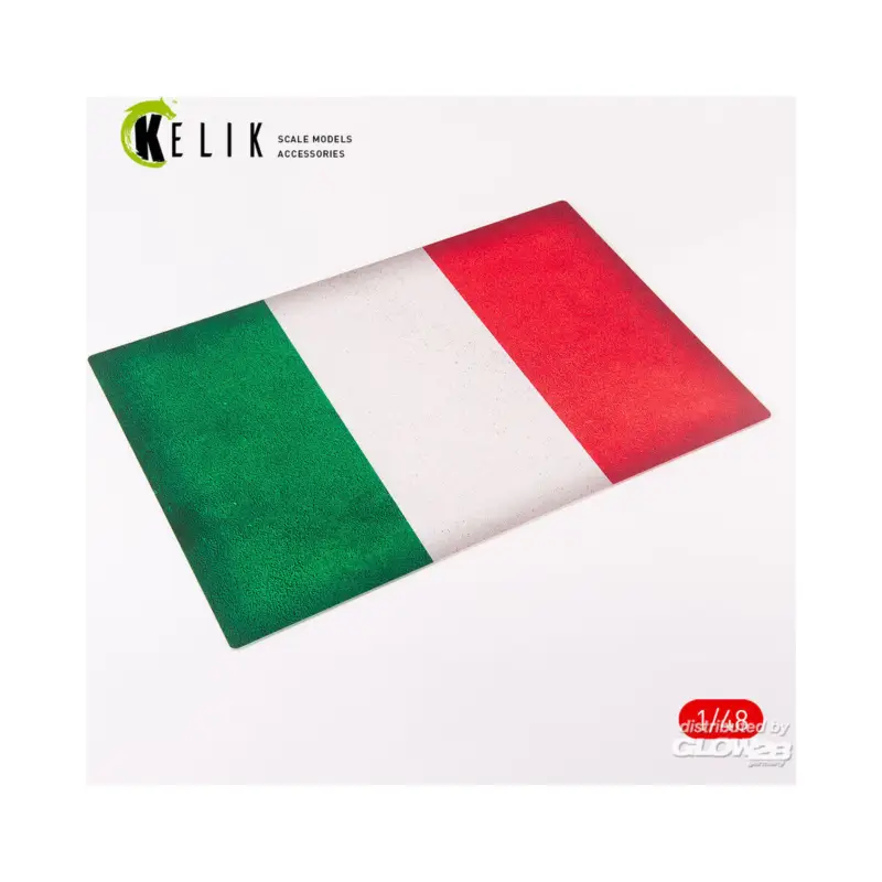 Flitsaanbieding Italy Flag - Acrylic 3 mm (410 x 270 mm) (410 g)