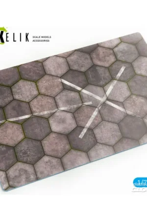 Beste Prijs Hexagonal concrete plates for Aircraft and Helicopters Base - Acrylic 3 mm (280 x 180 mm) (170 g)