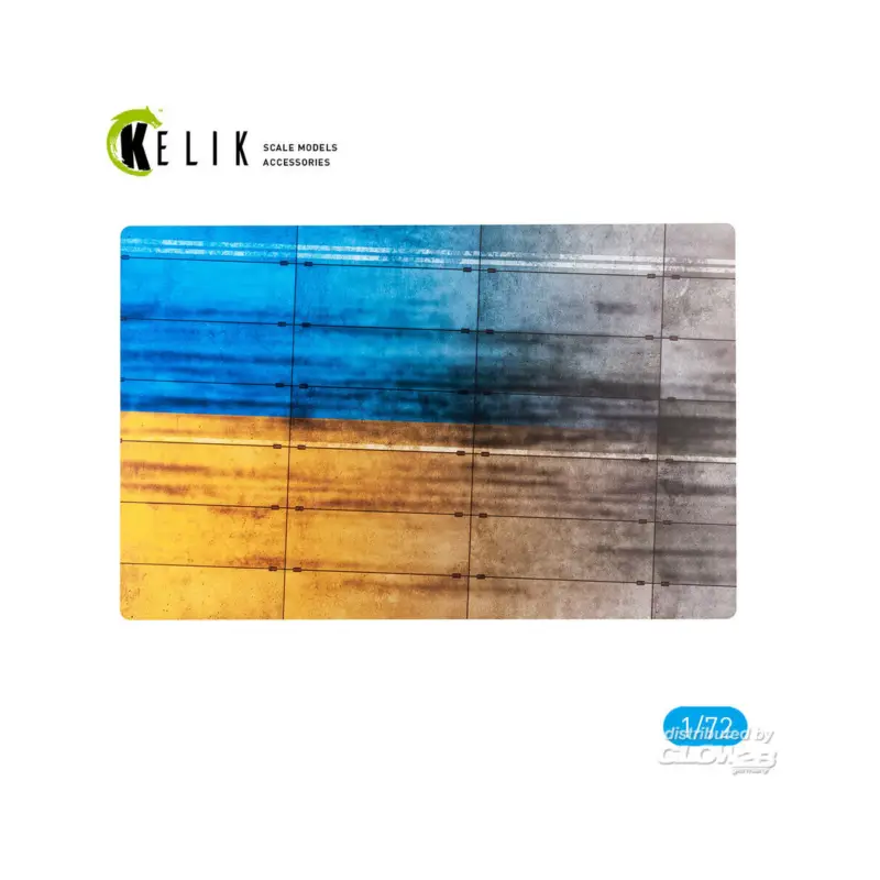 Must-Have Concrete plates With Ukrainian flag - Acrylic 3 mm (280 x 180 mm) (170 g)