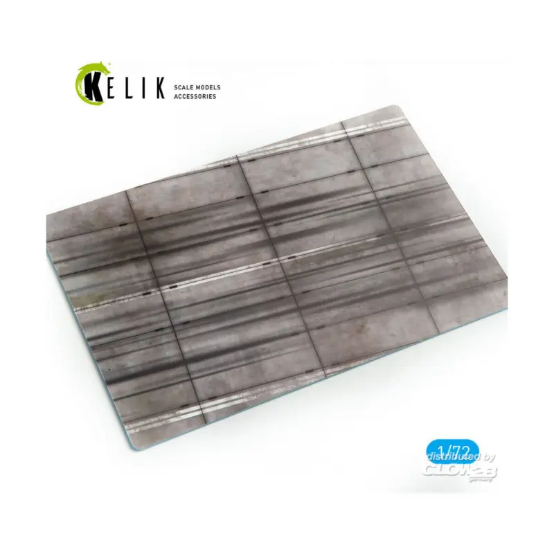 Laatste Versie Concrete plates type 1 Base - Acrylic 3 mm (280 x 180 mm) (170 g)