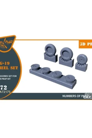 MiG-19 wheel set for CP kits Nieuw