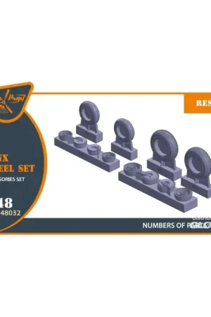Lynx wheel set for Airfix kits Tijdelijk Beschikbaar