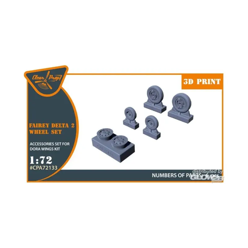 Fairey Delta 2 wheel set for Dora Wings kit Goedkoop