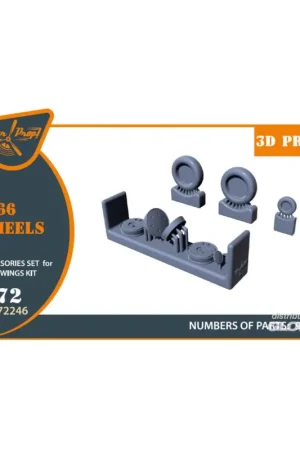 Betrouwbaar Vanguard P-66/Mk.1/J10 Wheels set for Dora Wings