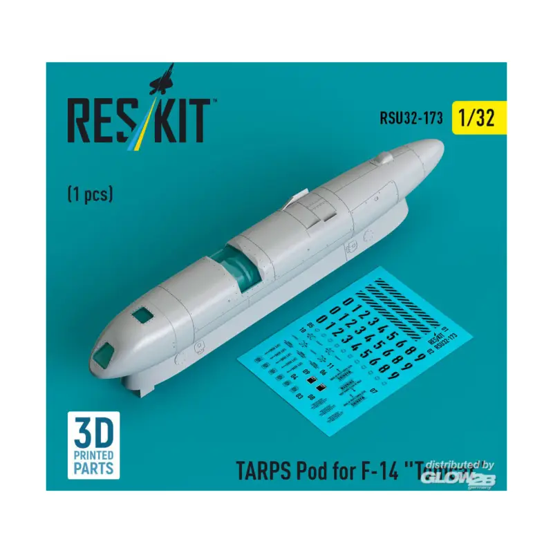 Direct Beschikbaar TARPS pod for F-14 Tomcat (1 pcs) (3D printed)