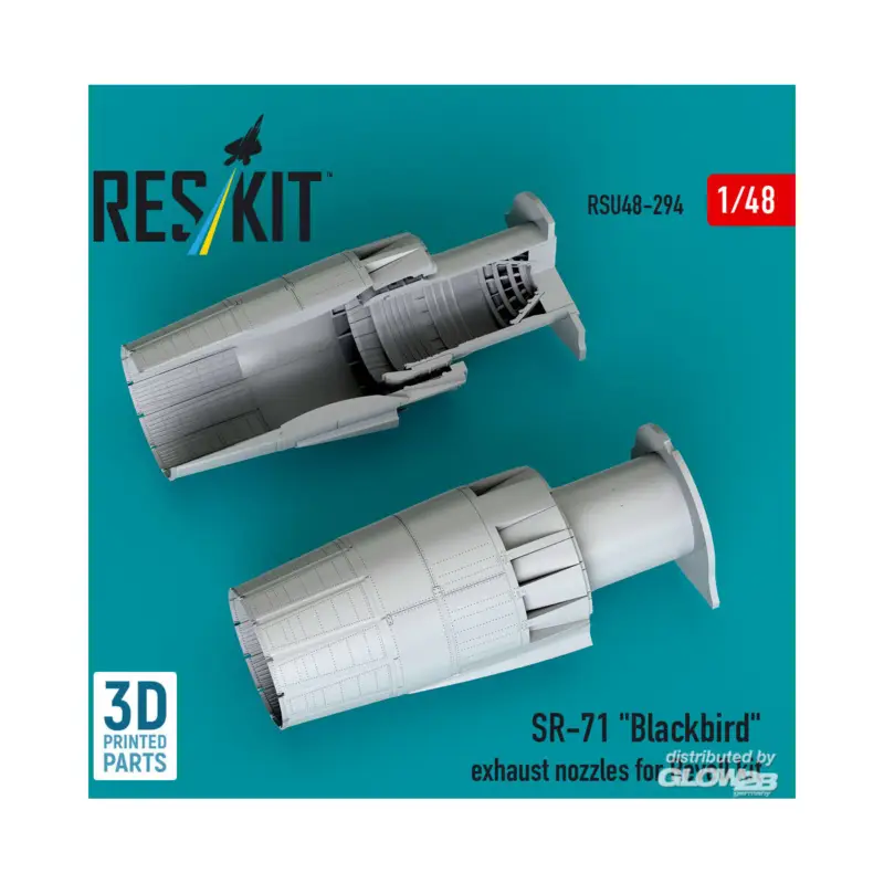 SR-71 Blackbird exhaust nozzles for Revell kit (3D printed) Tijdelijk Beschikbaar