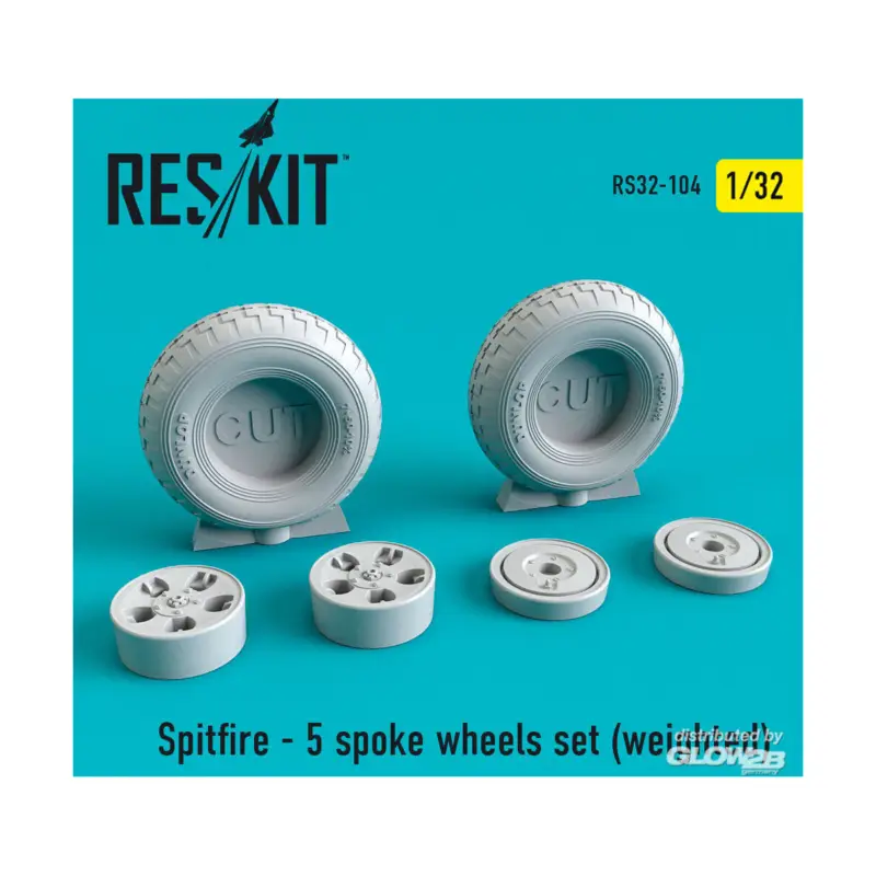 Spitfire (5 spoke) wheels set (weighted) Laatste Versie