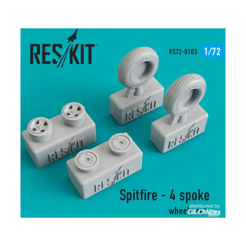 Spitfire (4 spoke) wheels set Op = Op