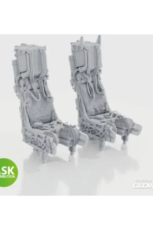 Alleen Vandaag SJU-17 ejection seats with seat belts, 2 pcs F-14D - 3D print for Tamiya