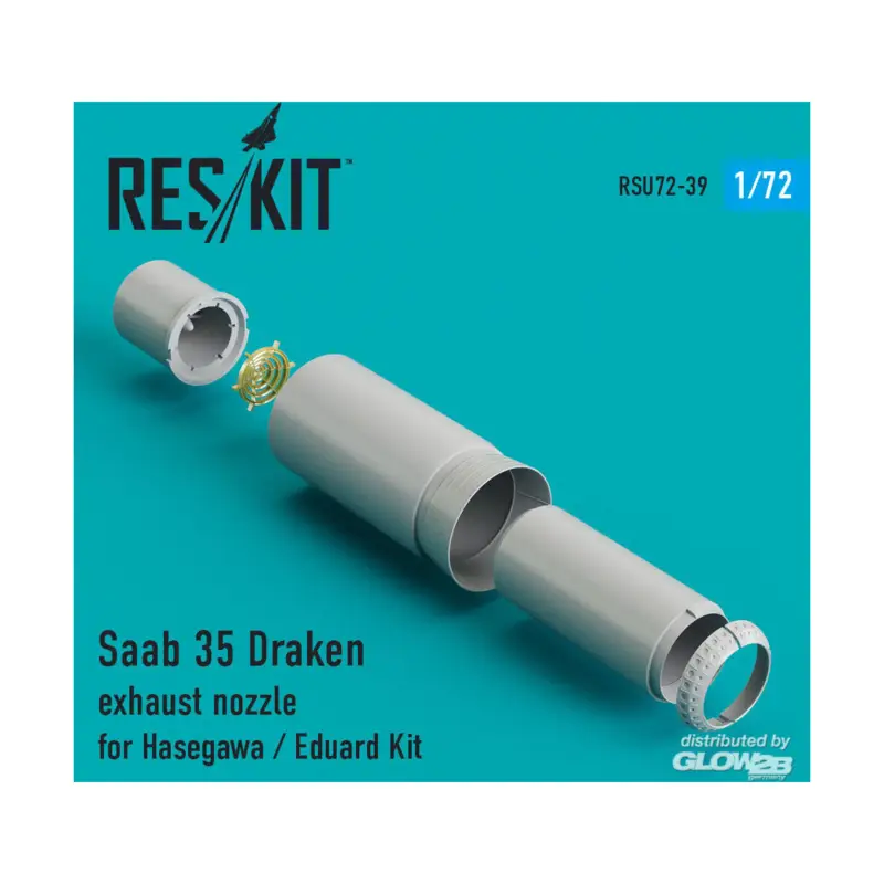 Saab 35 Draken exhaust nozzle for Hasegawa/Revell kits Weekendaanbieding