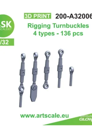 Rigging Turnbuckles - 4 types Beperkt Aanbod